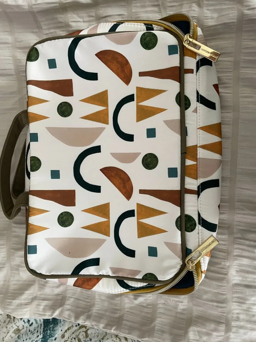Tartan + Twine Deluxe Zippered Weekender Cosmetic Bag - Autumn Flash
